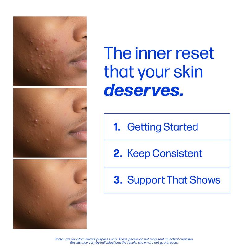 Clear³ Daily Skin Support – DIM + Probiotics + Zinc